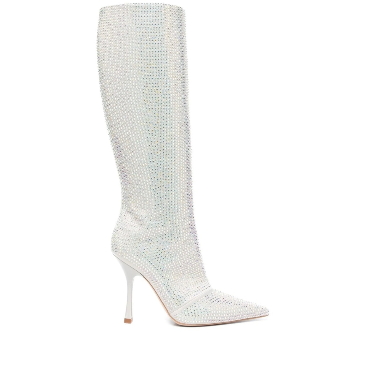 x Leonie Hanne knee-high rhinestone boots