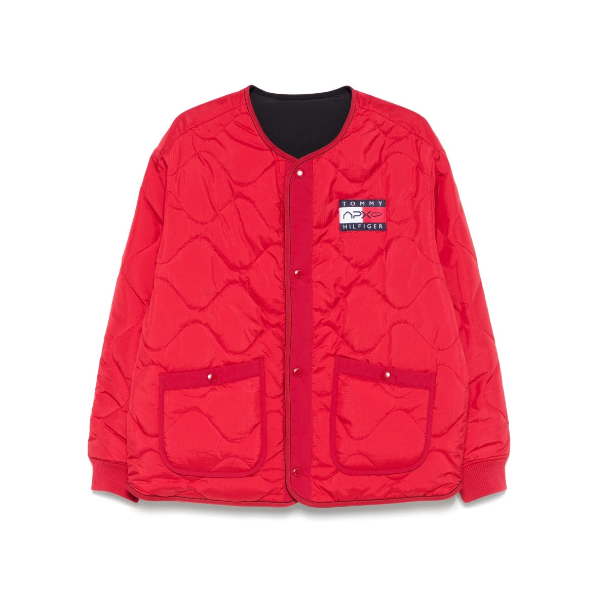 x Mercedes logo-patch bomber jacket