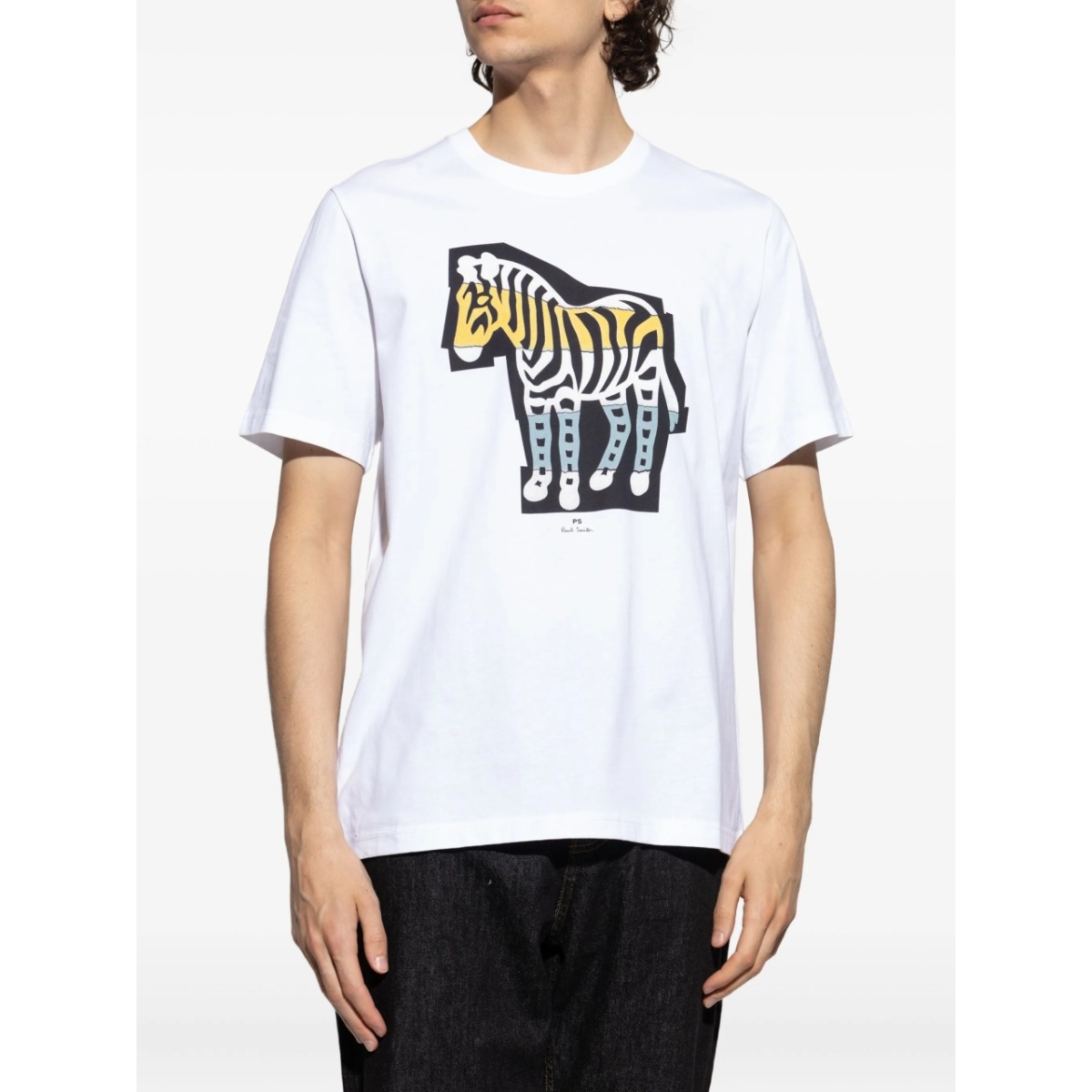 zebra graphic T-shirt - Img 3