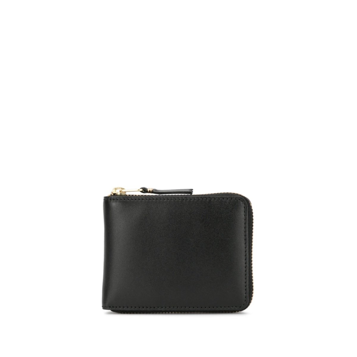zip-around leather wallet