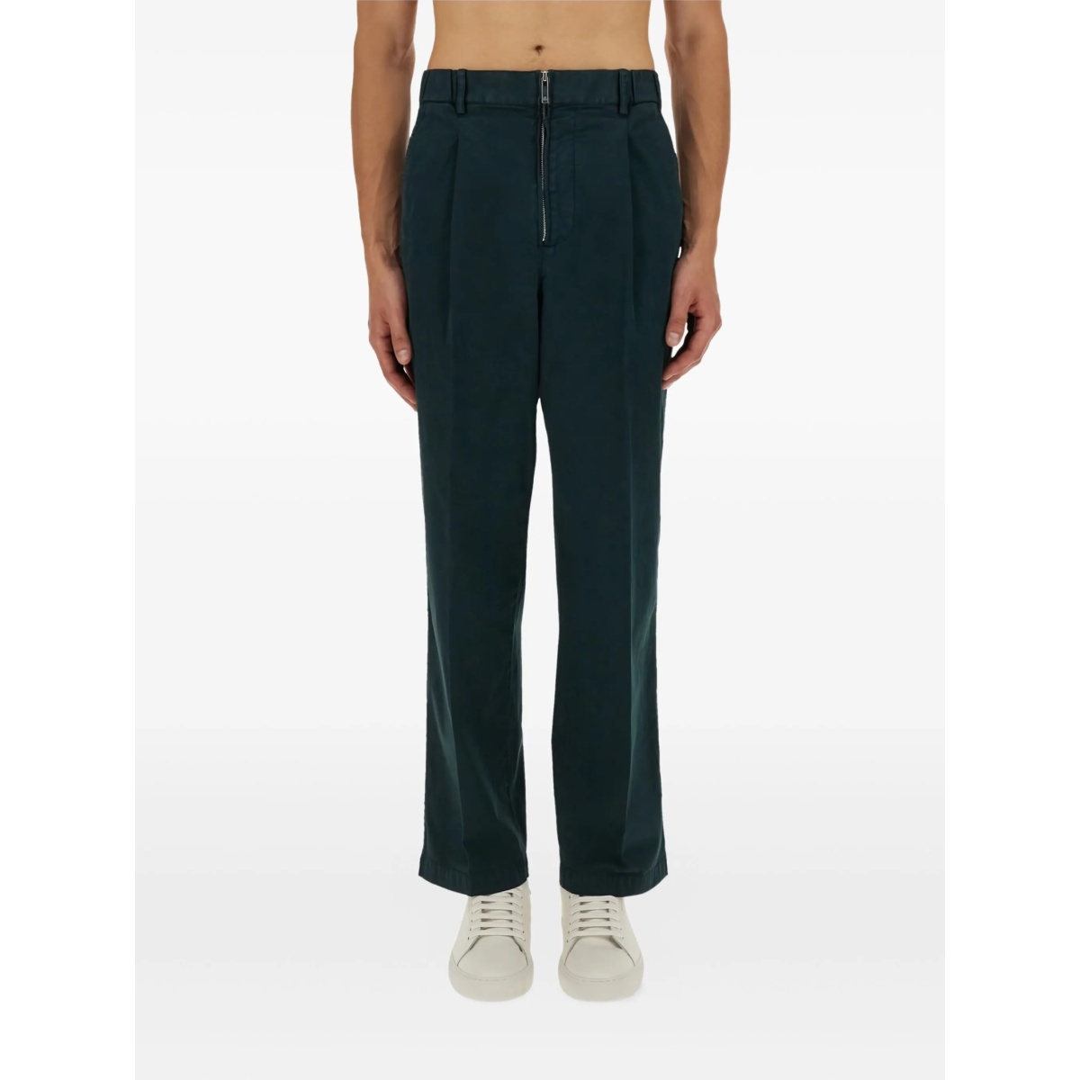 zip cotton trousers - Img 4