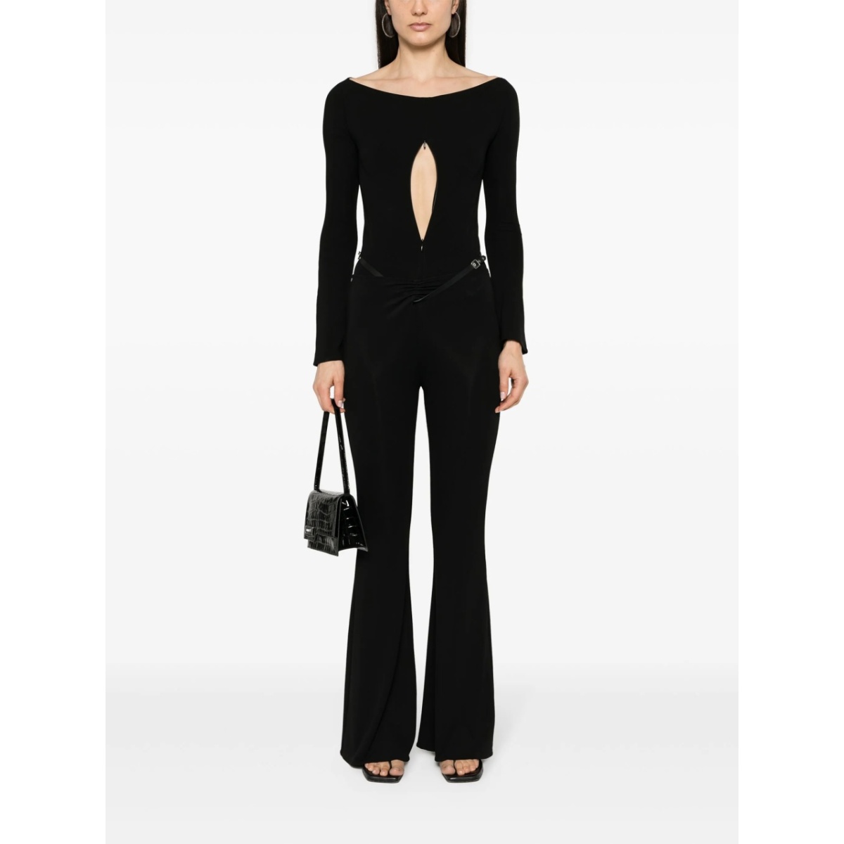 zip-detail jersey bodysuit - Img 2