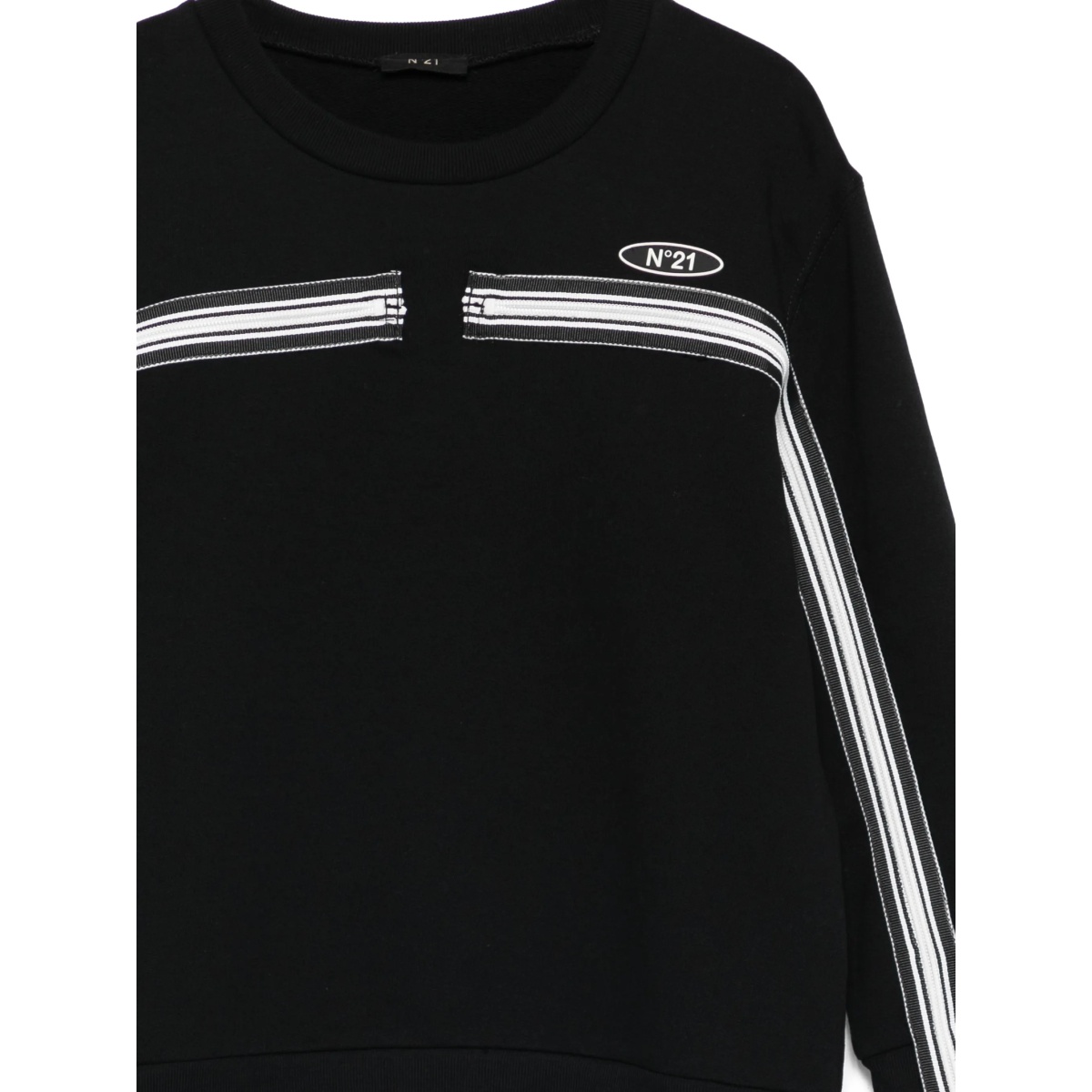 zip-detail sweatshirt - Img 3