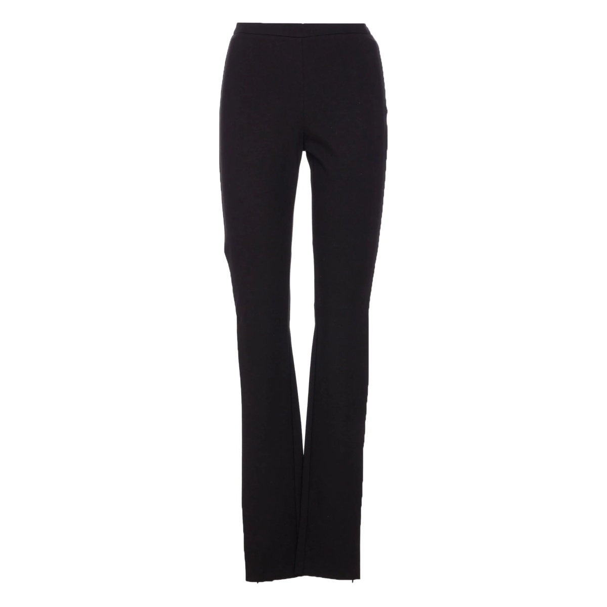 zip-detail trousers