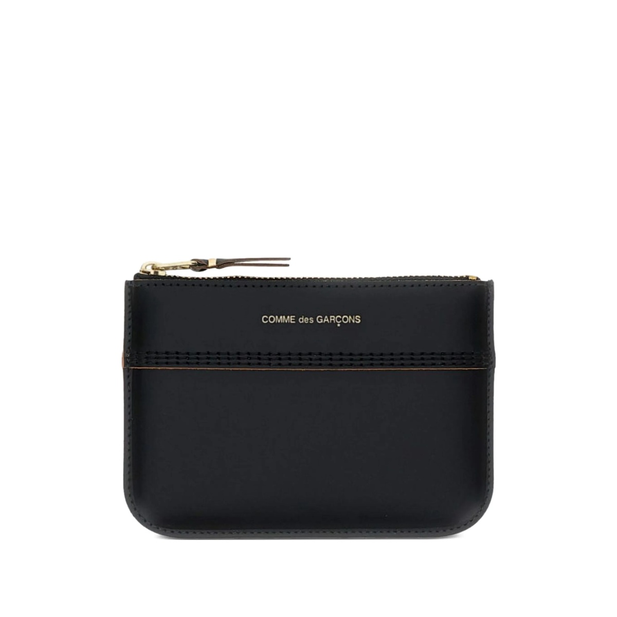 zip-fastening leather wallet