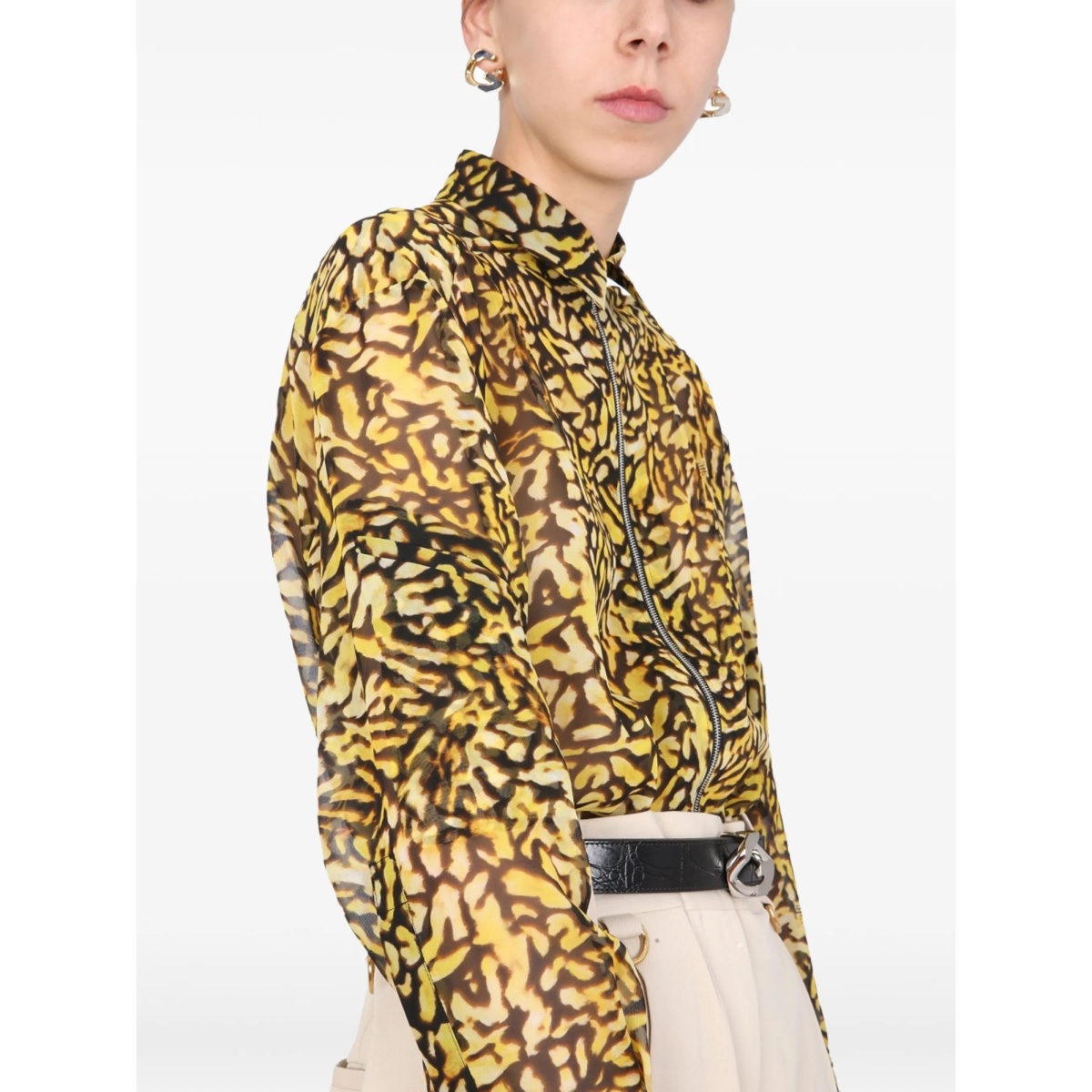 zip patterned shirt - Img 4