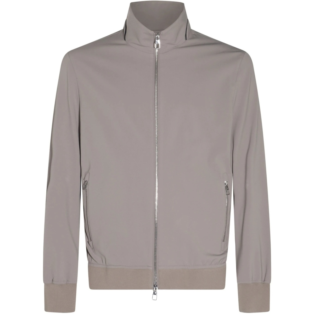 zip-up bomber jacket