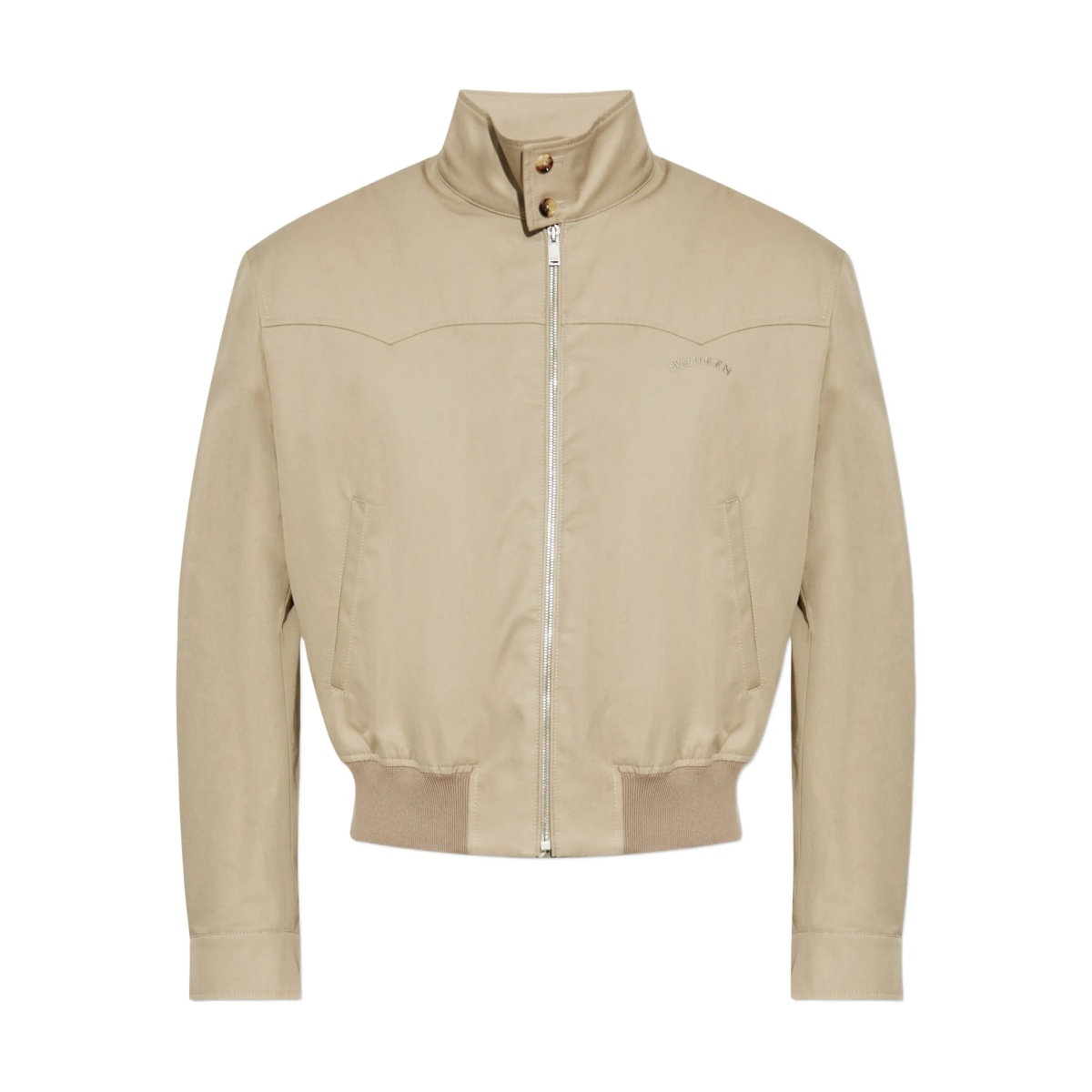 zip-up bomber jacket