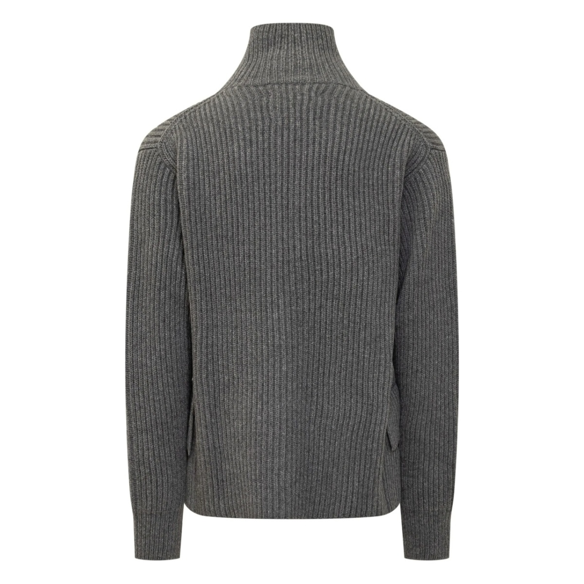 zip-up cardigan