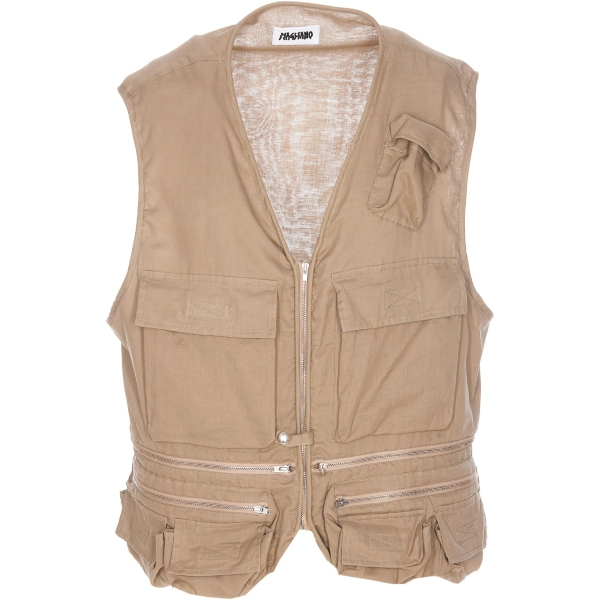 zip-up gilet