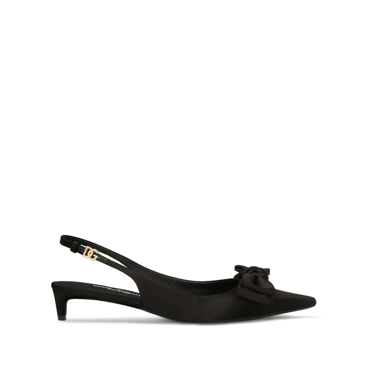 30mm Bow detailing slingback pumps