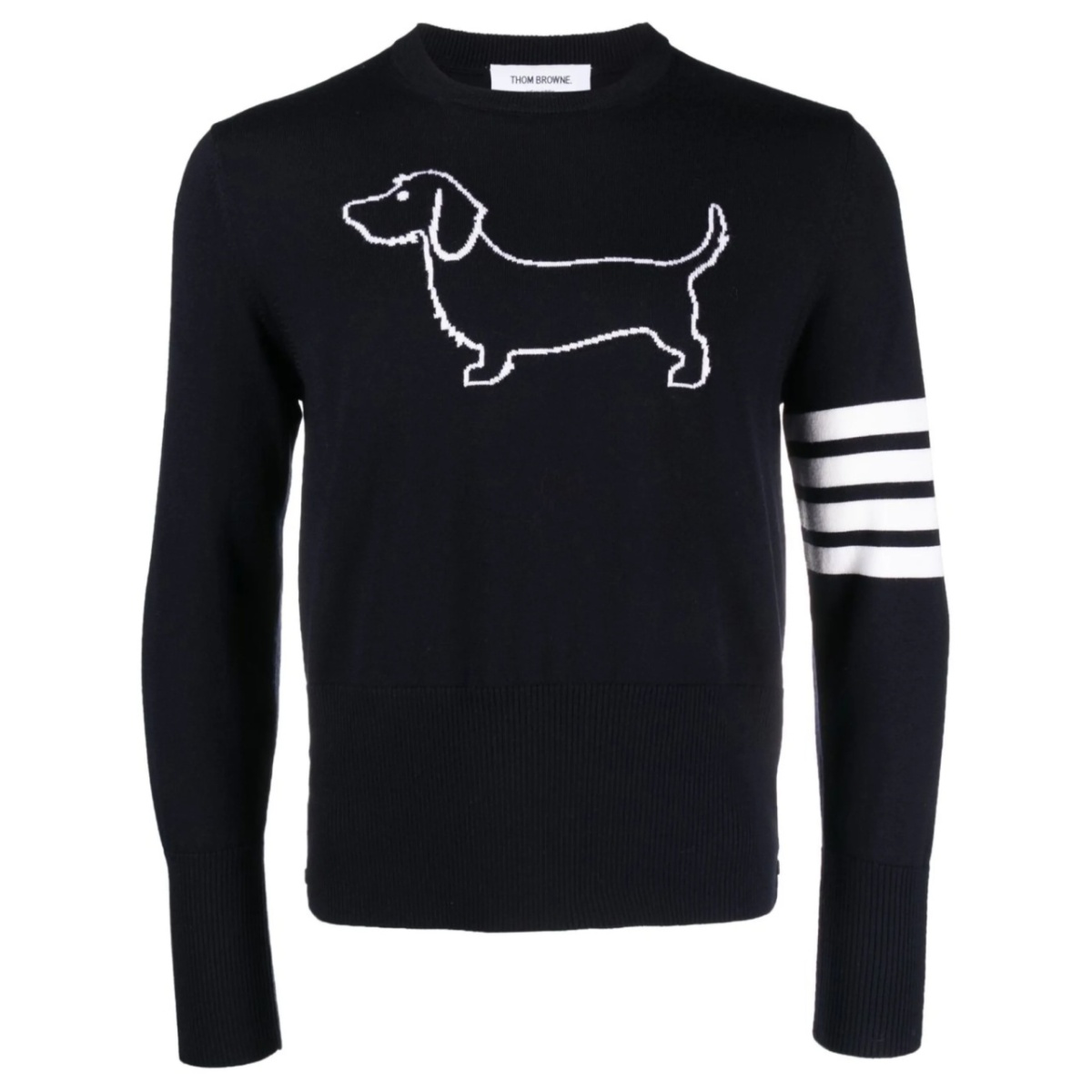 4-Bar stripe wool jumper
