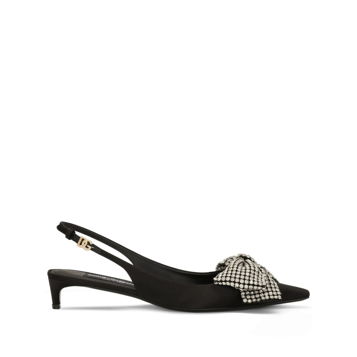 40mm bow-detailing slingback pumps