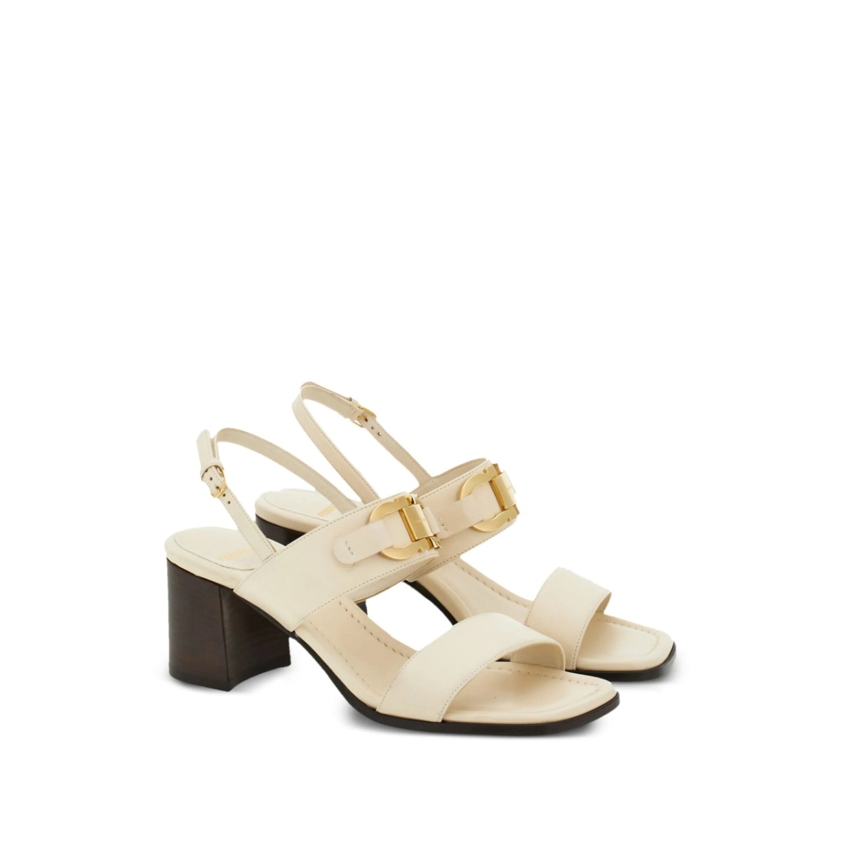 55mm Gancini-buckle leather sandals - Img 2