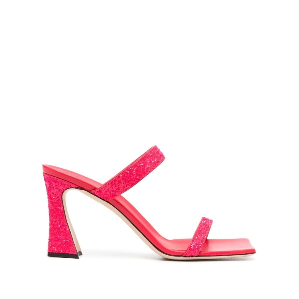90mm open-toe leather sandals
