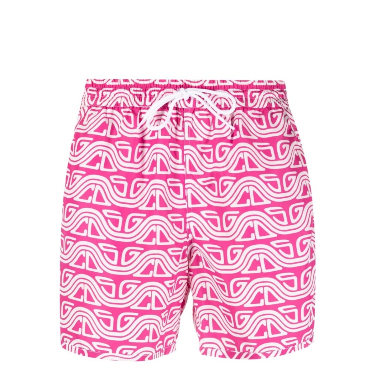 abstract-print swim shorts