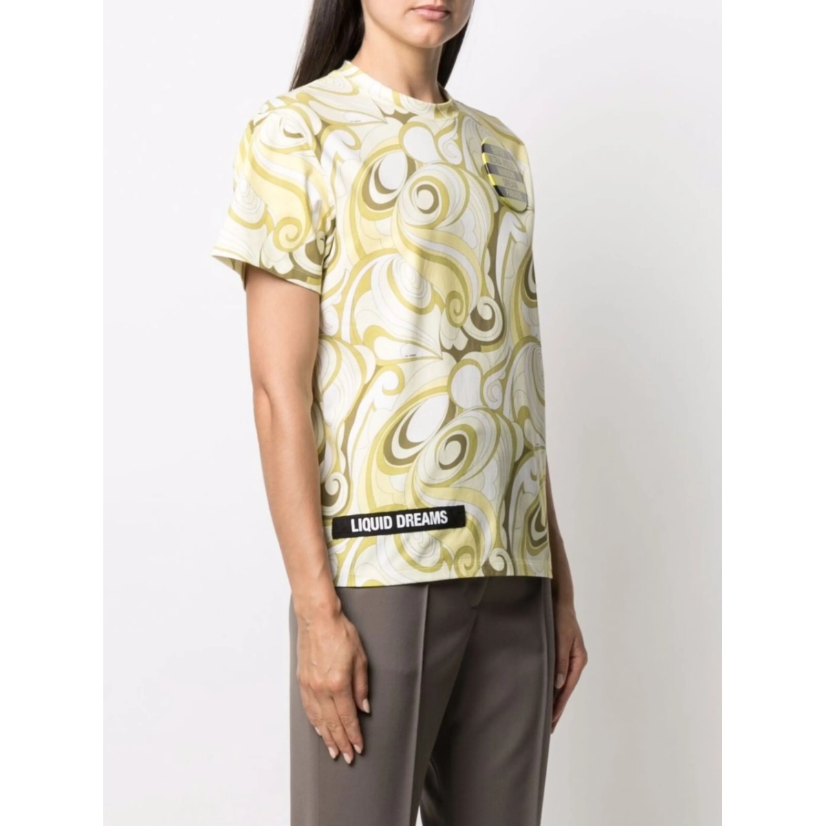 abstract-print T-shirt - Img 3