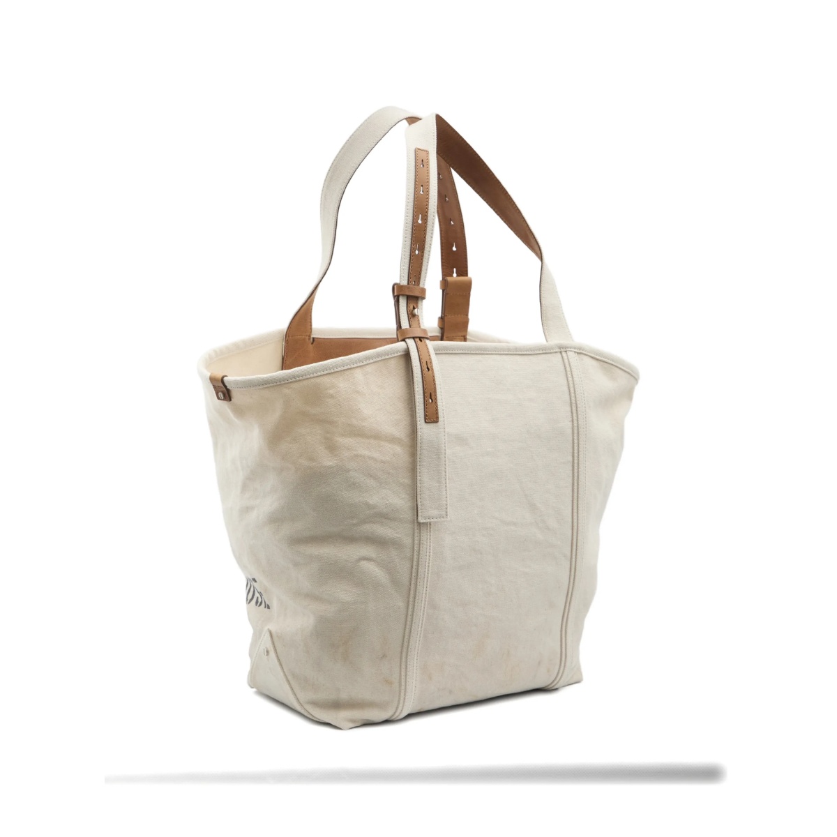 adjustable-handle print canvas tote bag - Img 3