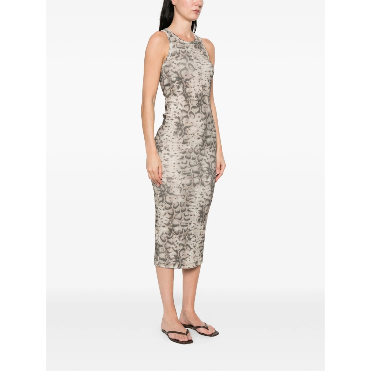 animal-print midi dress - Img 3