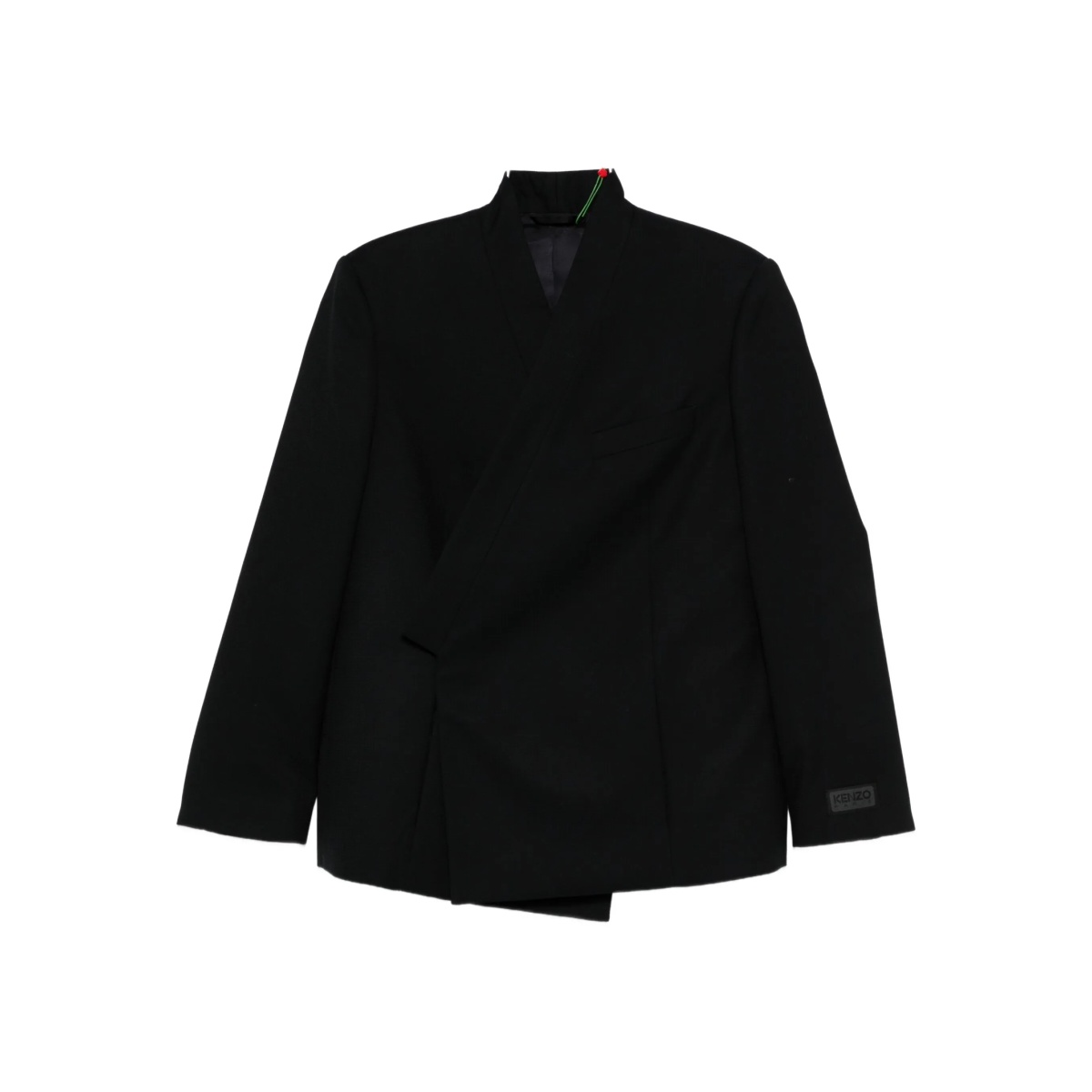 asymmetric wrap jacket