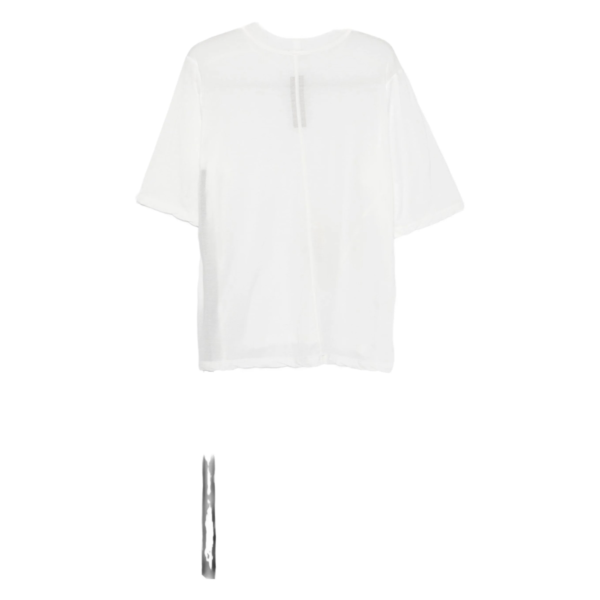 asymmetrical-hem organic cotton top - Img 2