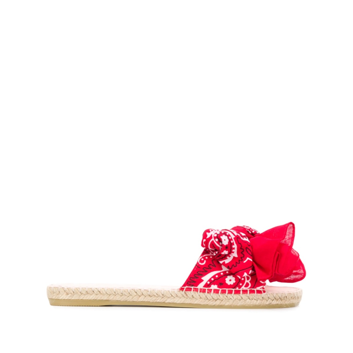 bandana-print slides