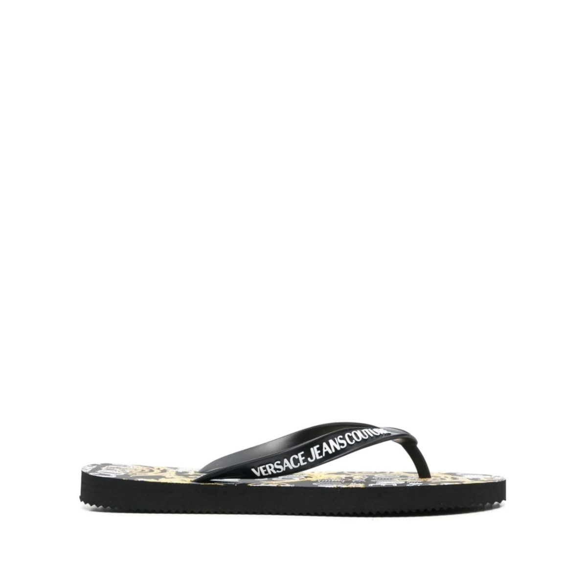 'Barocco' print flip flops