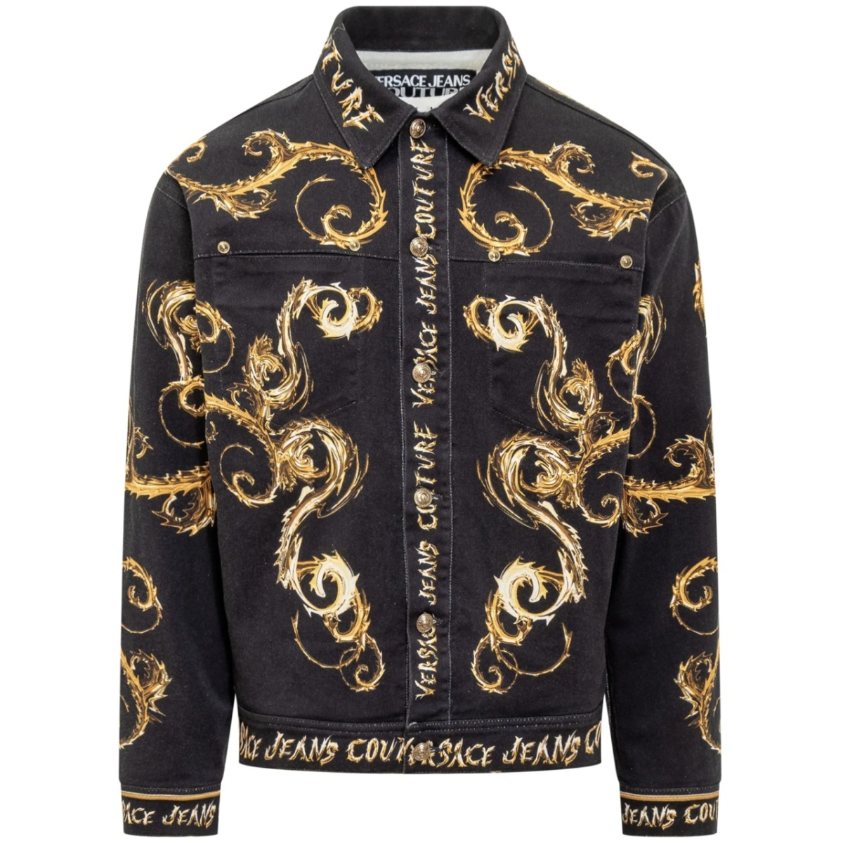 Barocco-print jacket