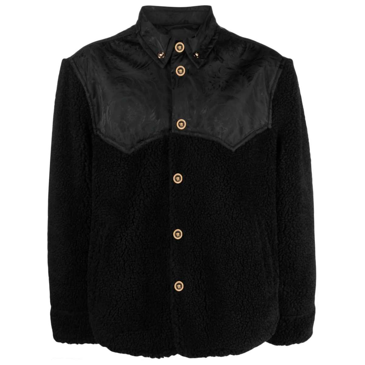 Barocco Silhouette fleece jacket