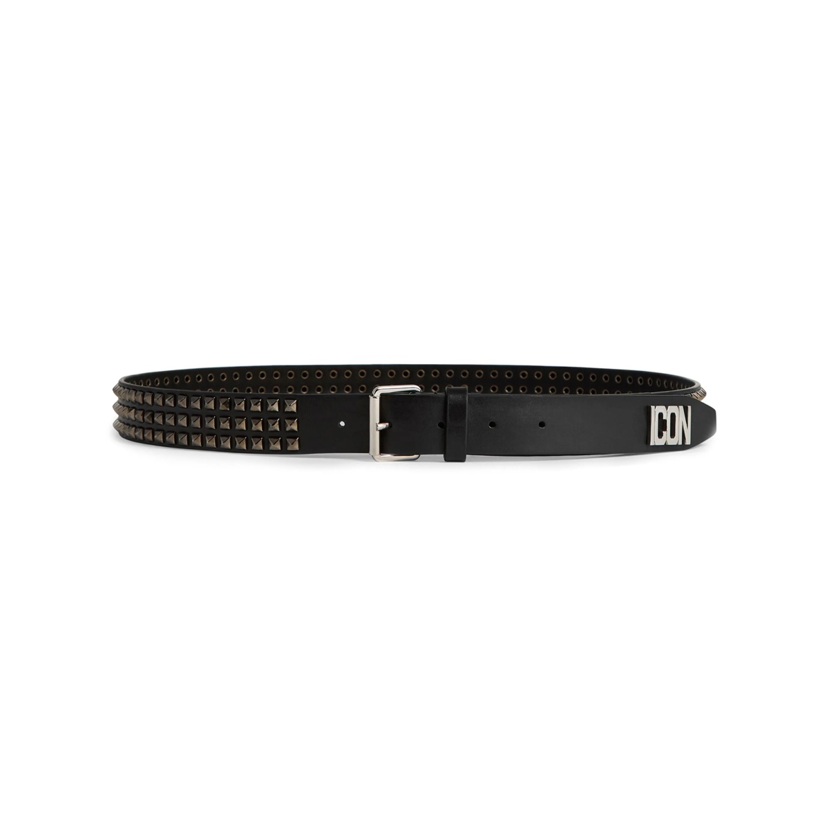 Be Icon Plaque studded belt