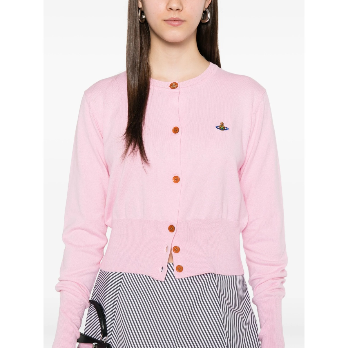 Bea orb-embellished button cardigan - Img 5