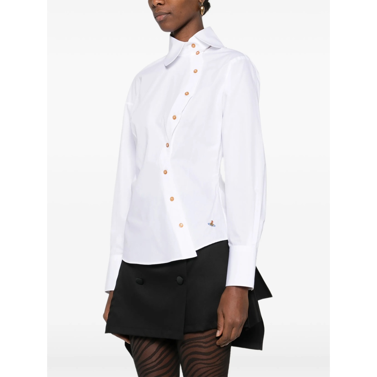 Bella orb-embroidered shirt - Img 3