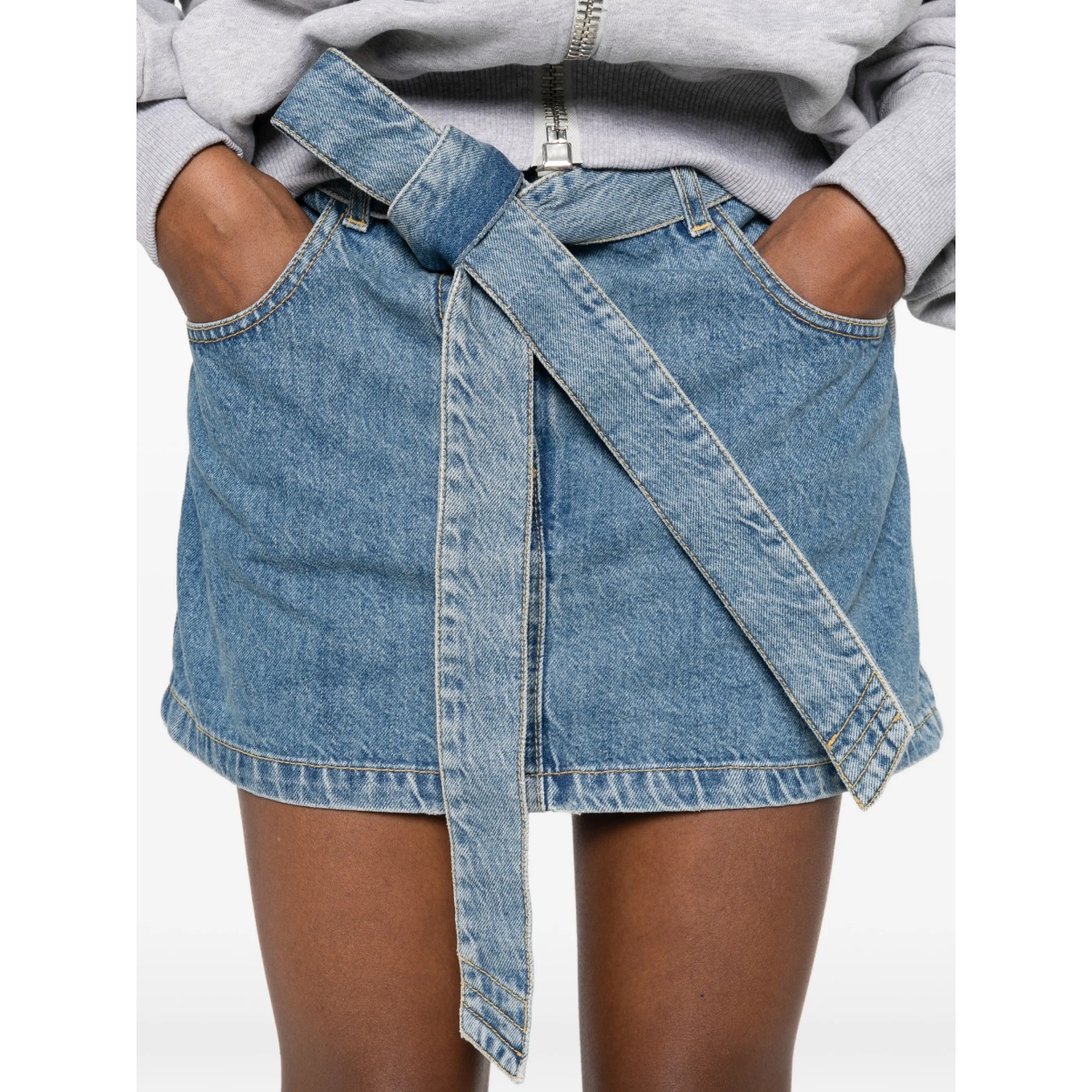 belted mini skirt - Img 5