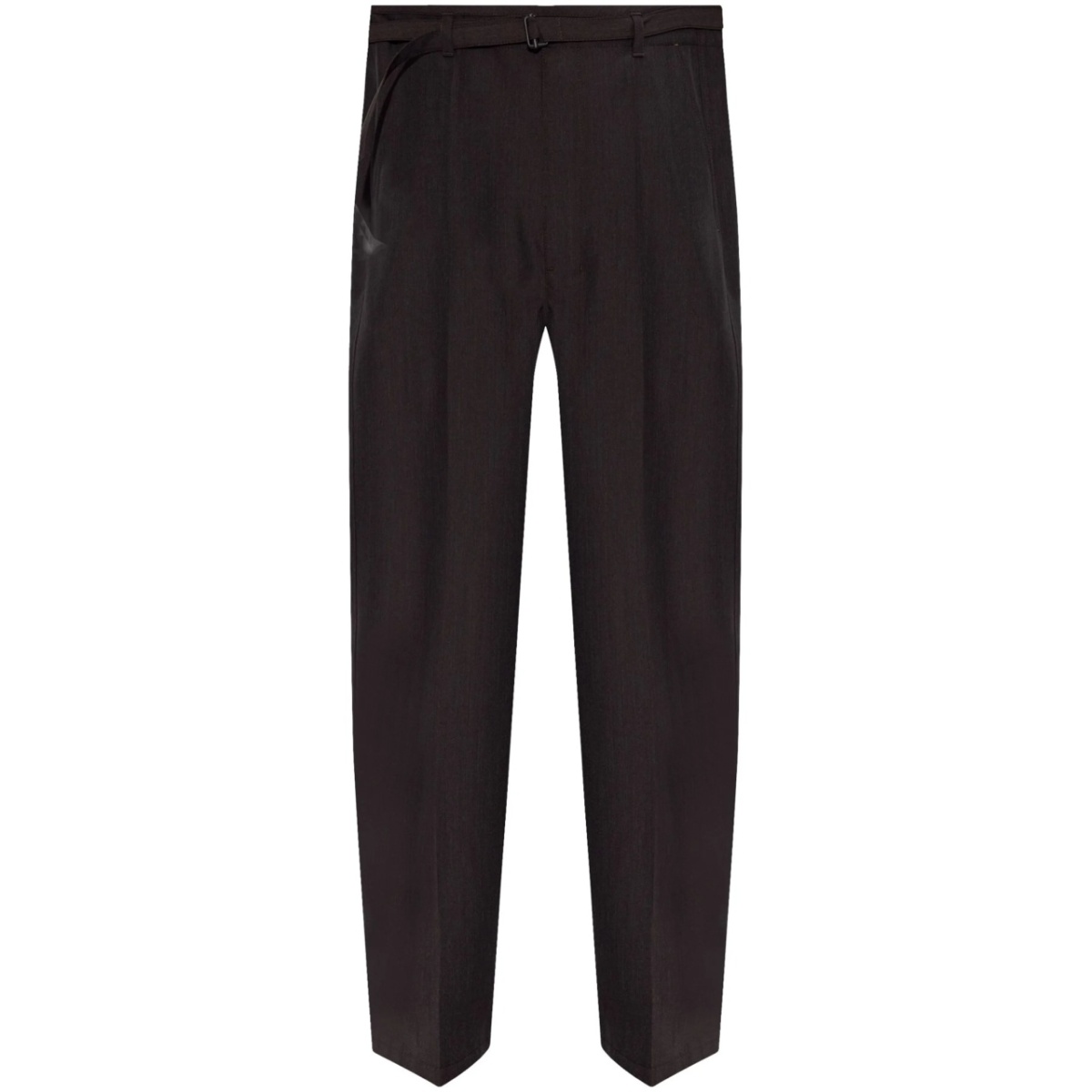 belted tailored trousers