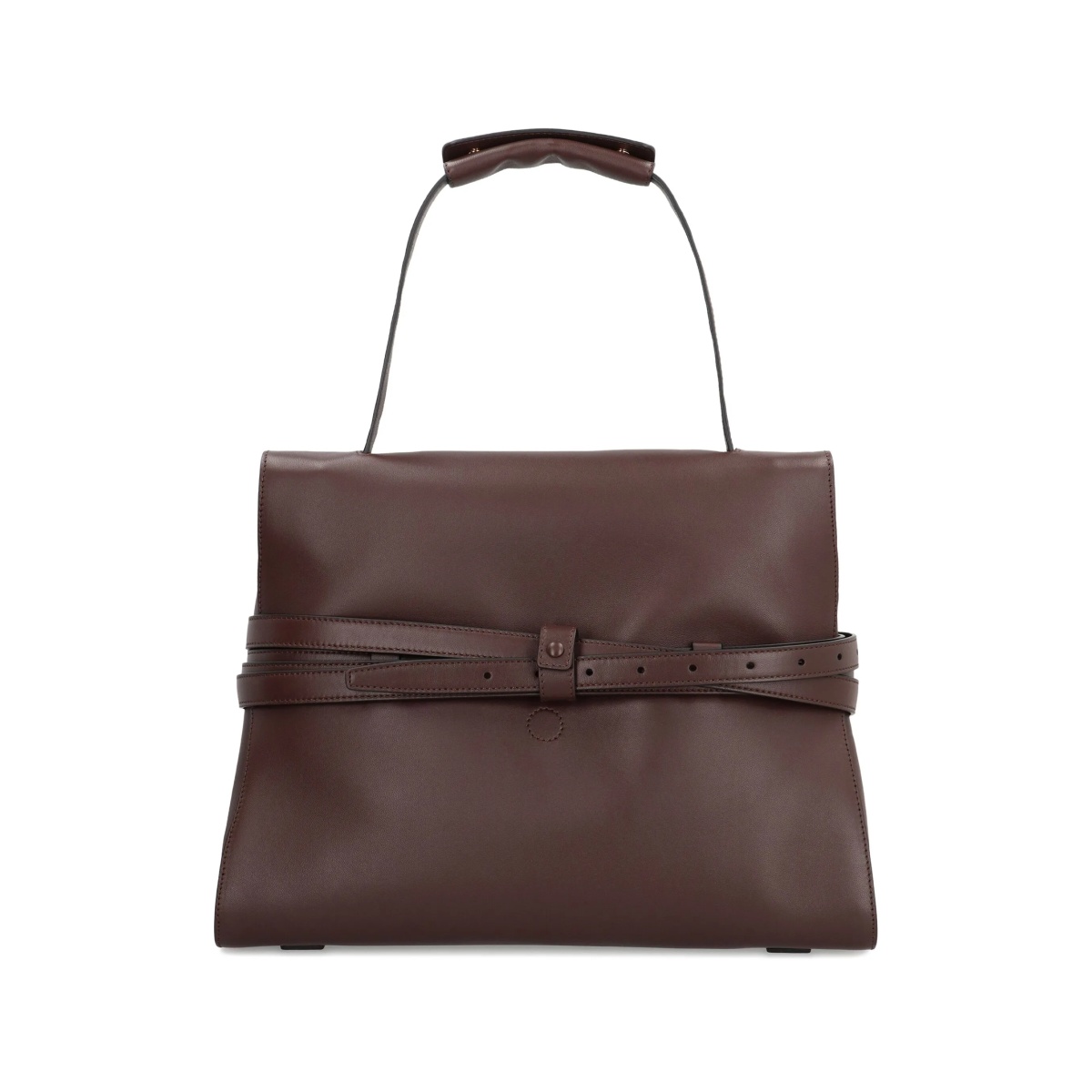 belted top-handle tote bag - Img 2