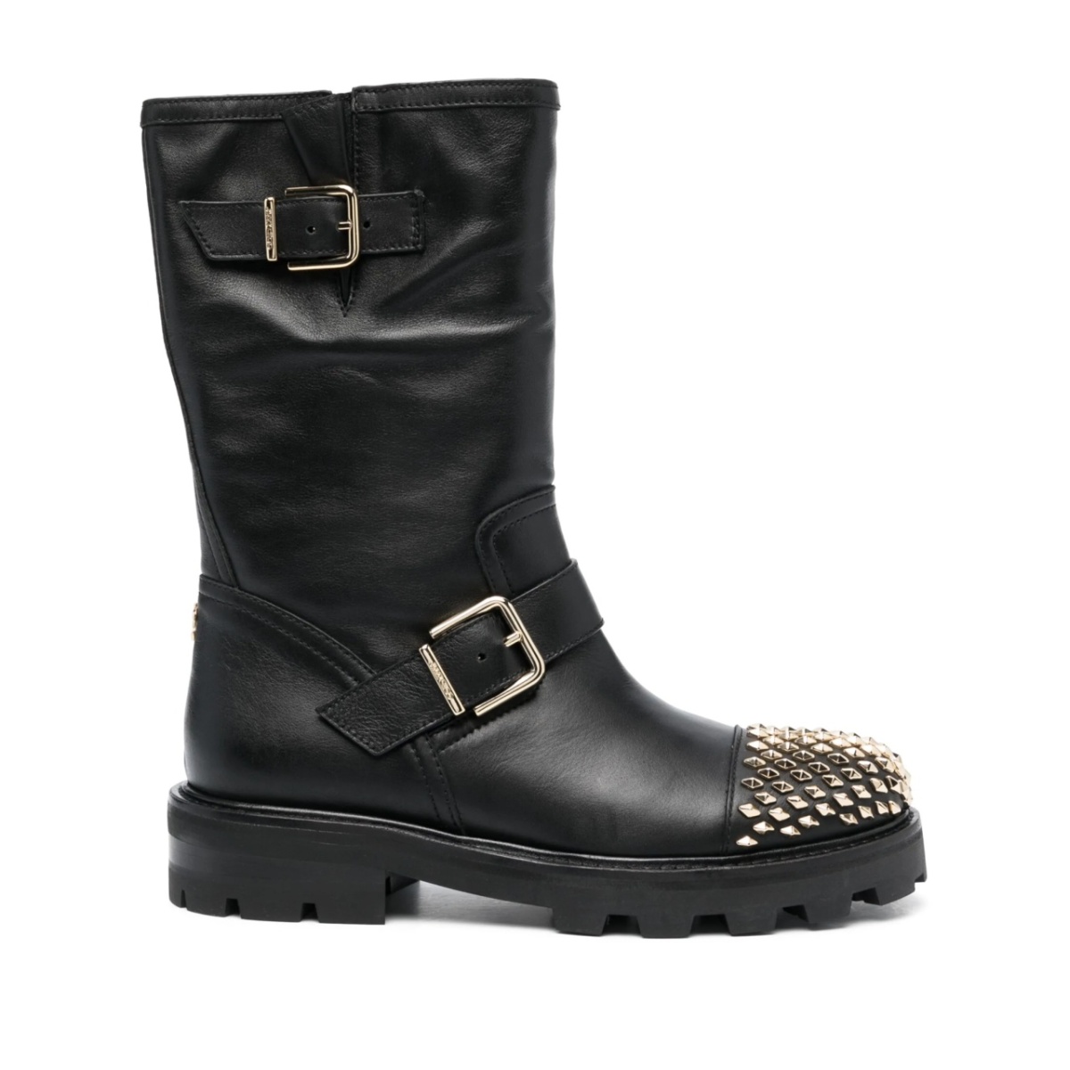 Biker II stud-embellished boots