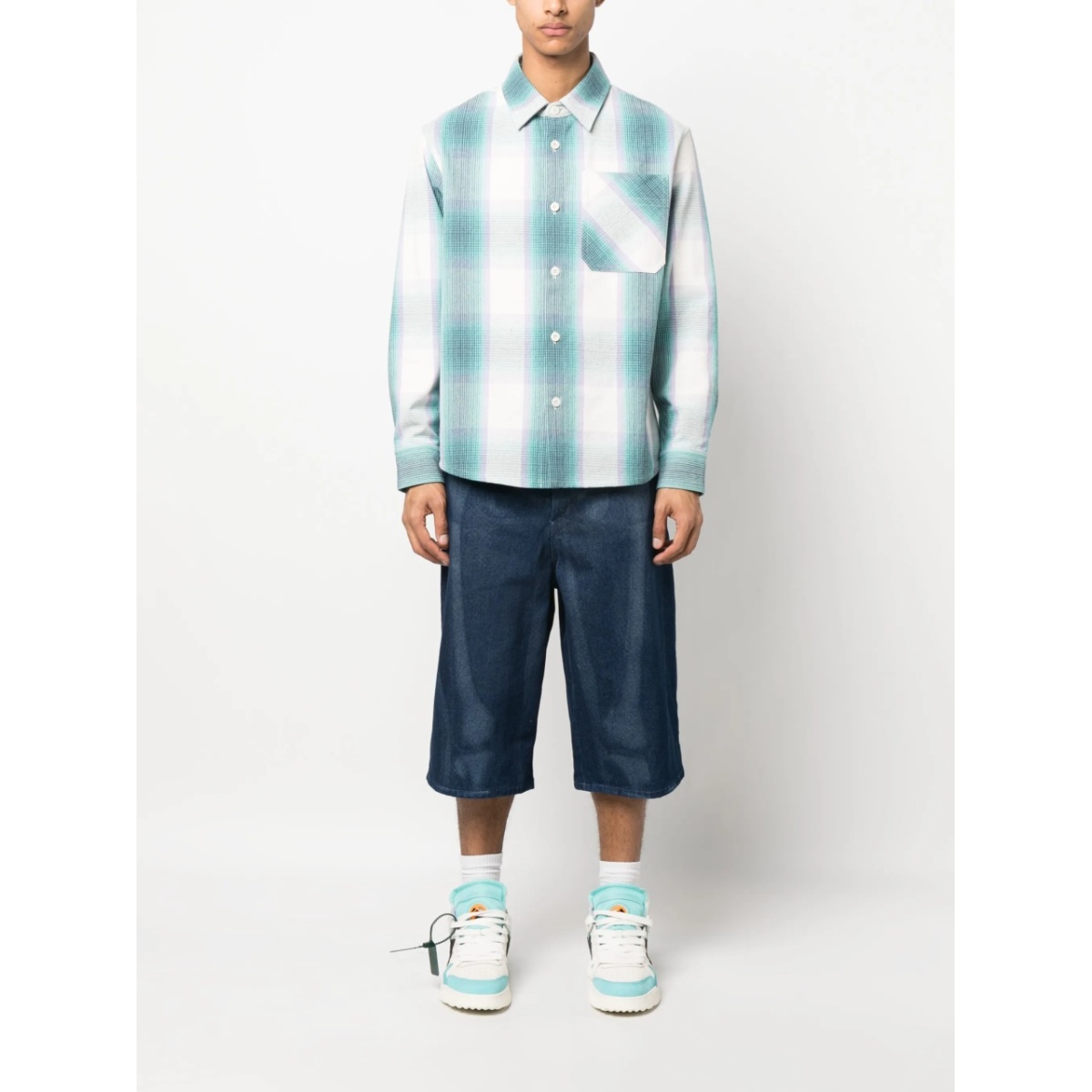 Body Scan denim shorts - Img 2