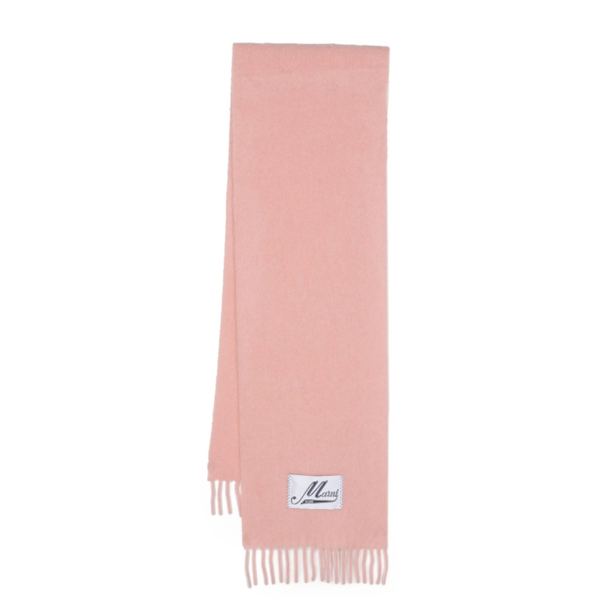 brushed alpaca-wool-blend scarf