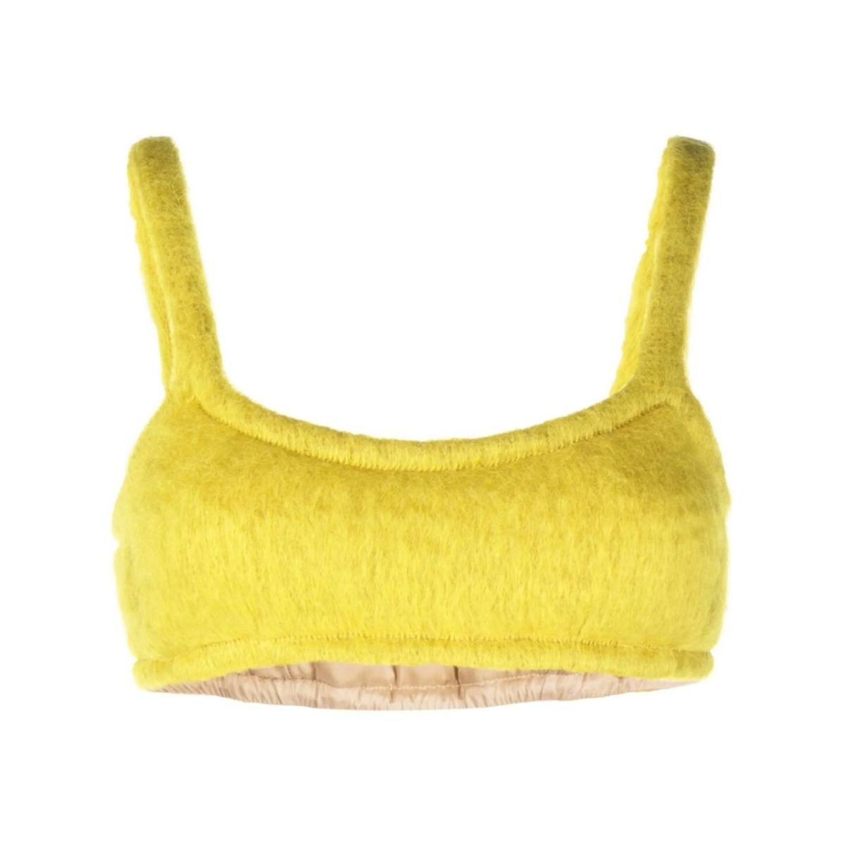brushed mohair-blend bralette
