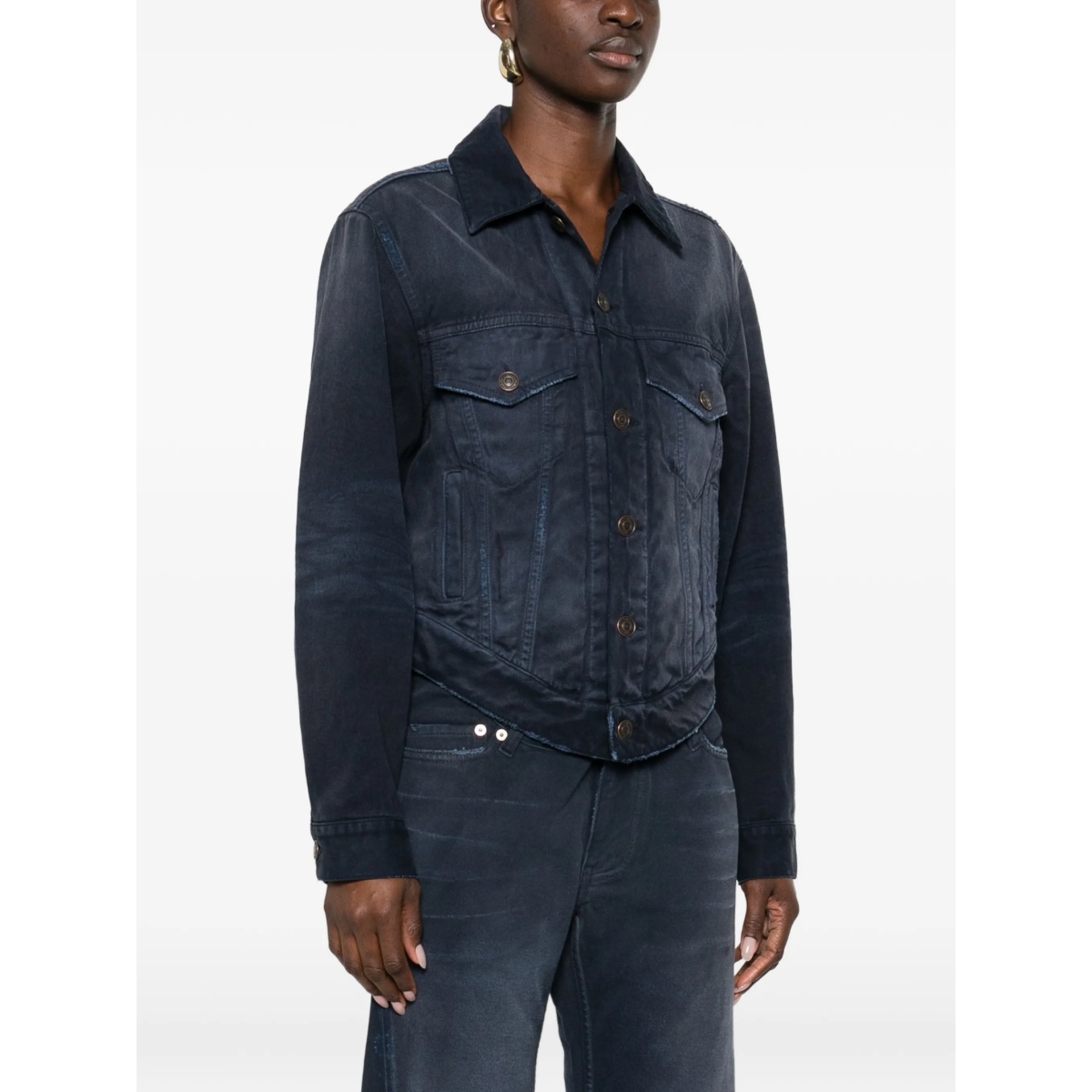 button cotton jacket - Img 3
