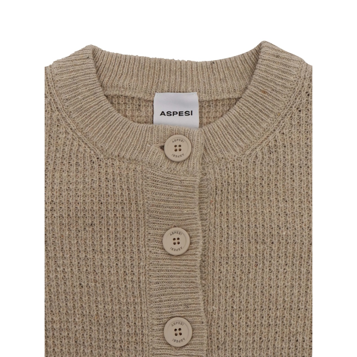 button-fastening bell-sleeve sweater - Img 3