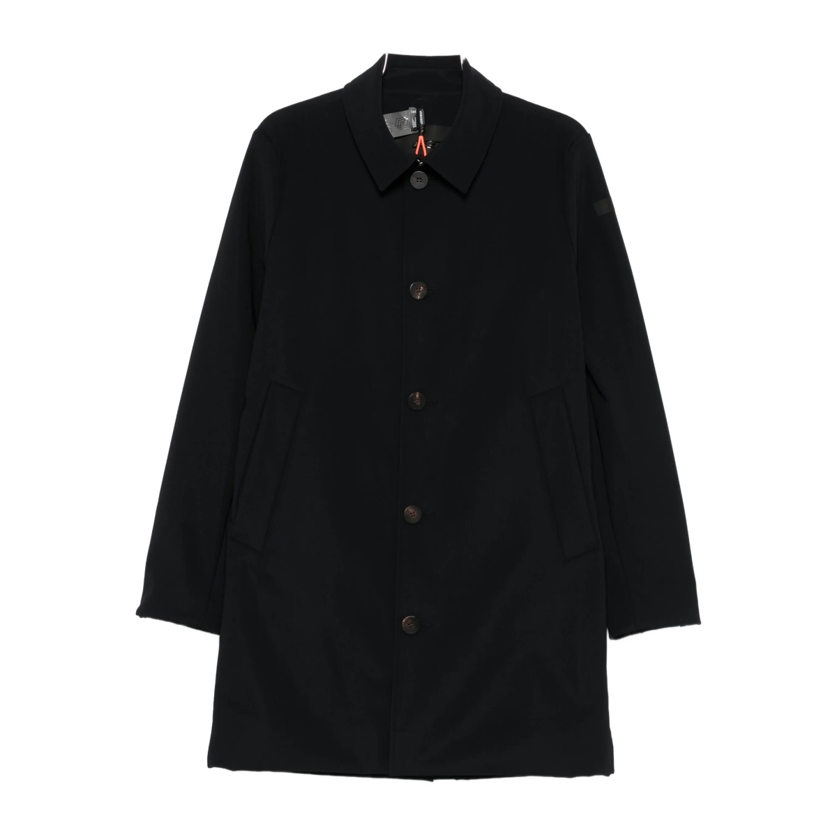 button-fastening coat