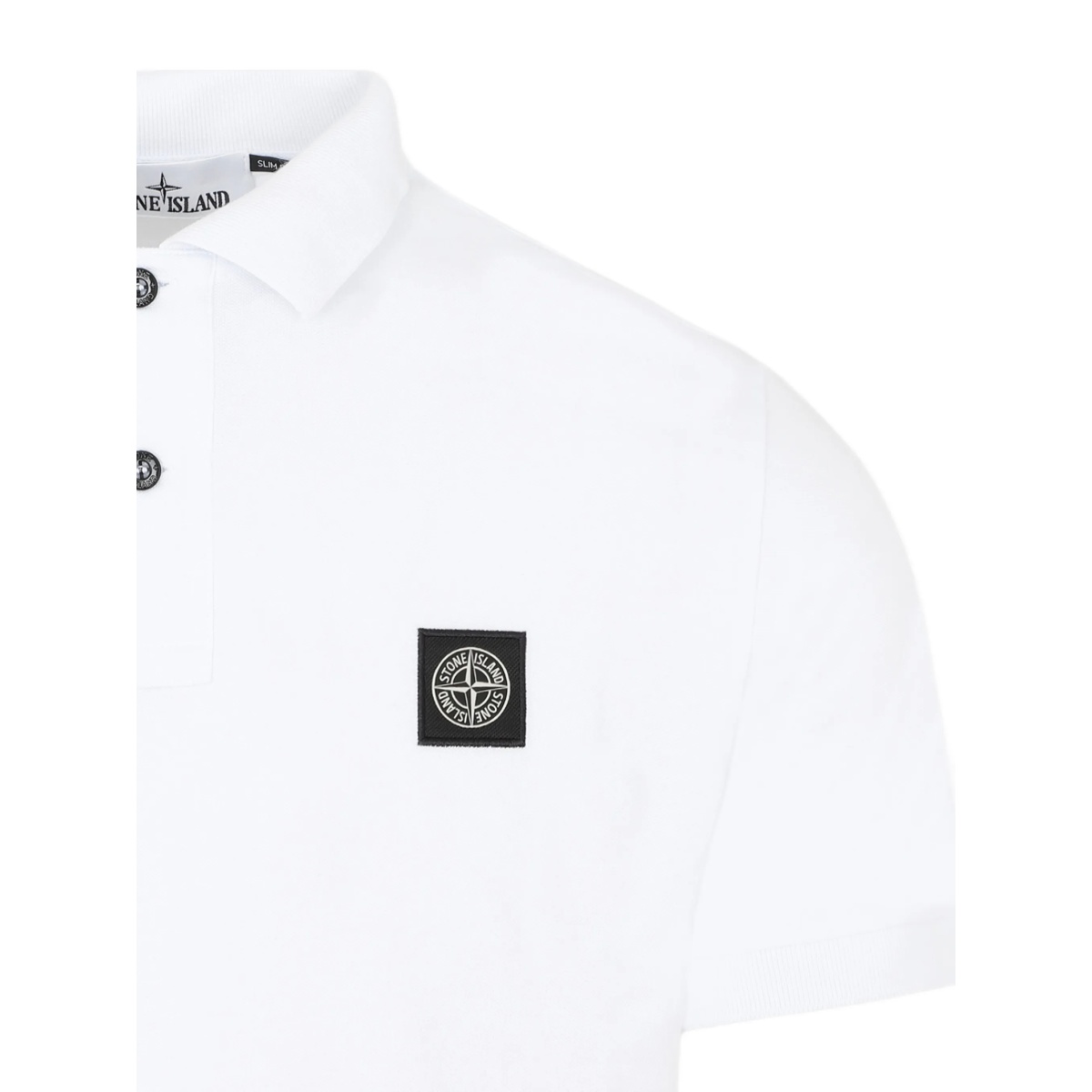 button patch polo shirt - Img 3