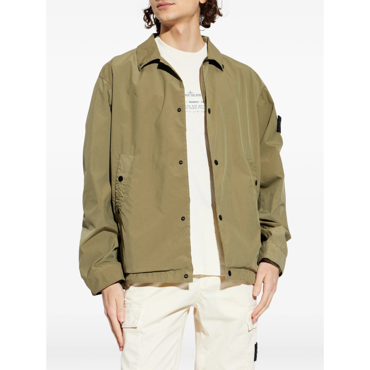 buttoned bomber jacket - Img 3