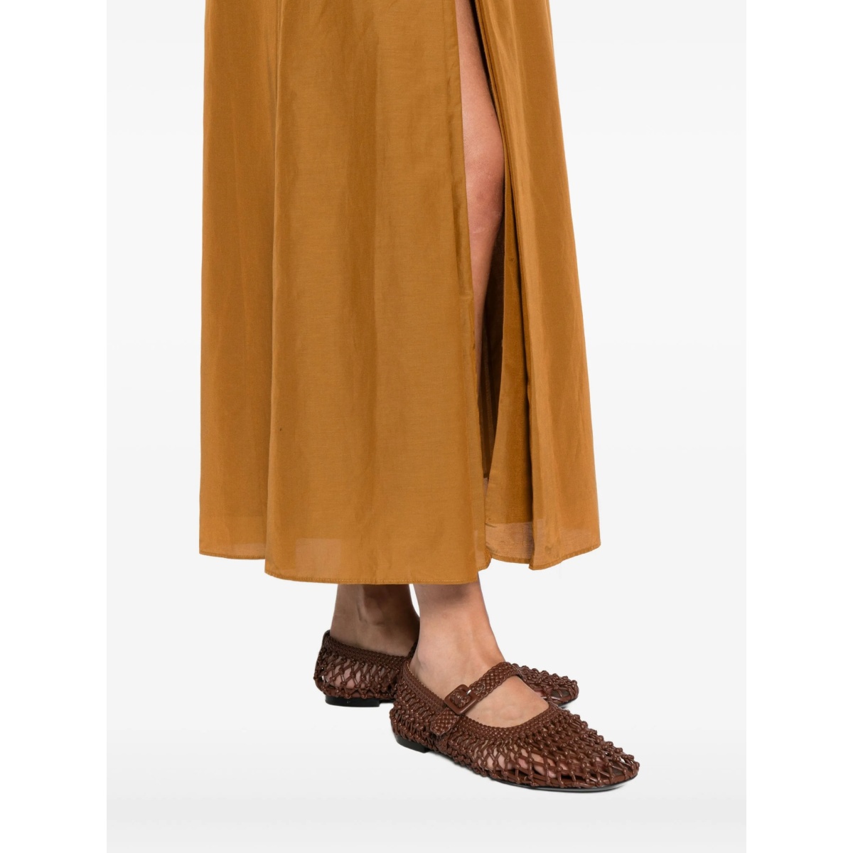 Carmen split-front midi skirt - Img 5