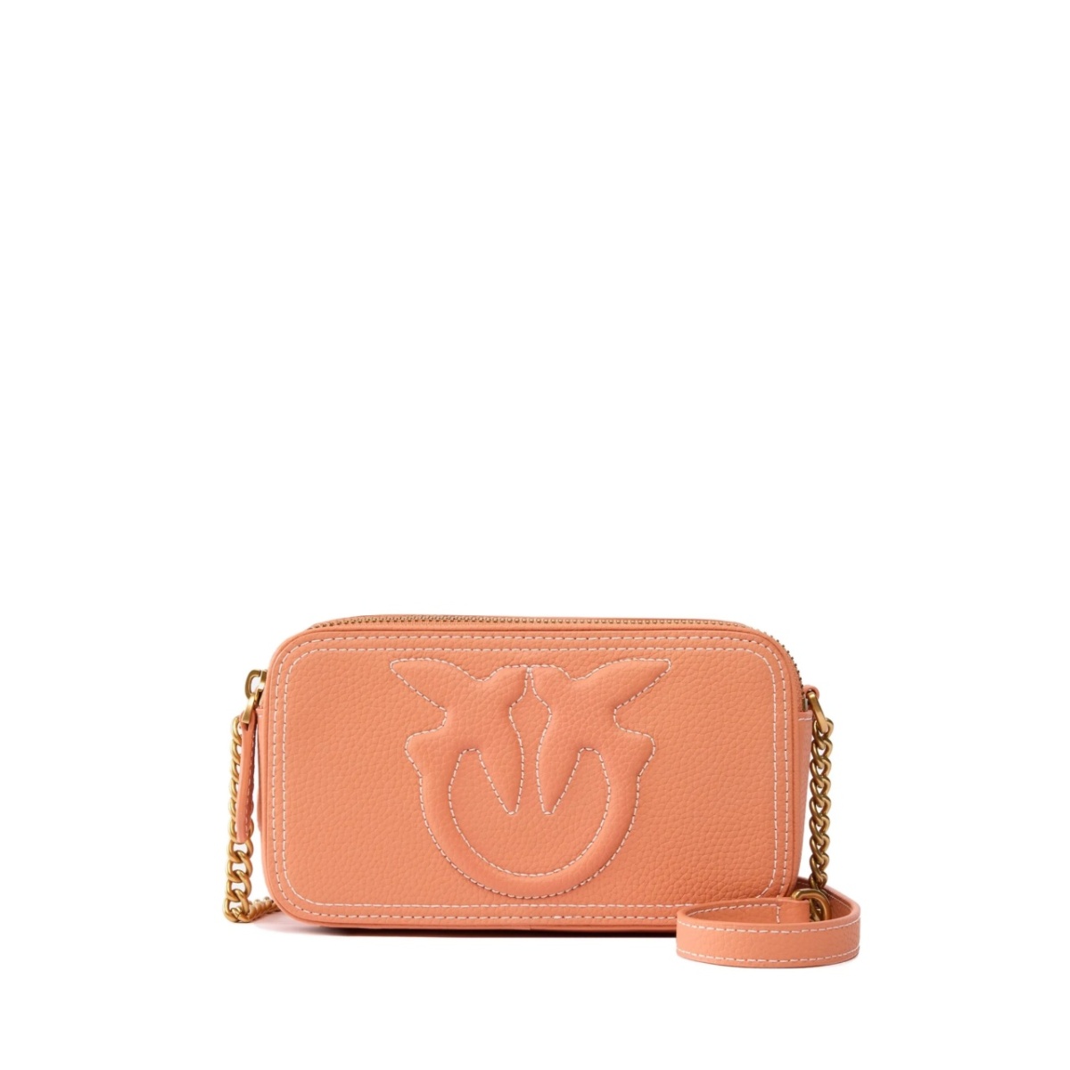 Carrie logo-embossed cross body bag