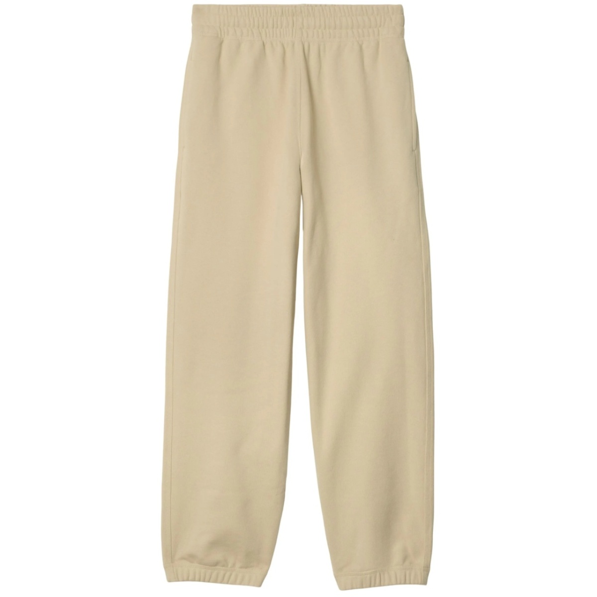 check-label cotton track pants
