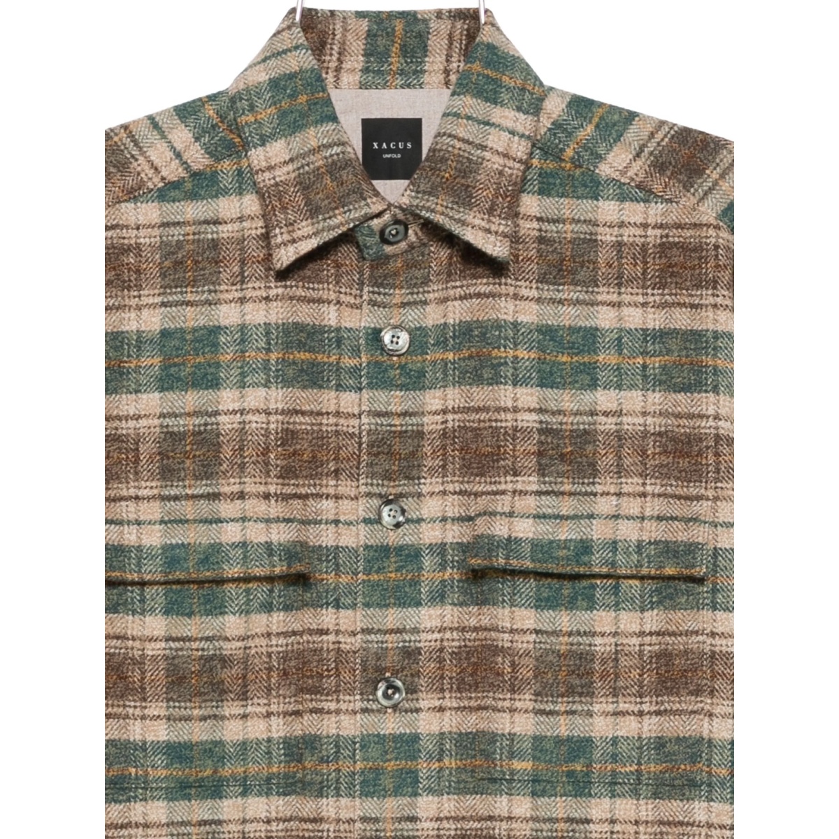 check-print pocket shirt - Img 3