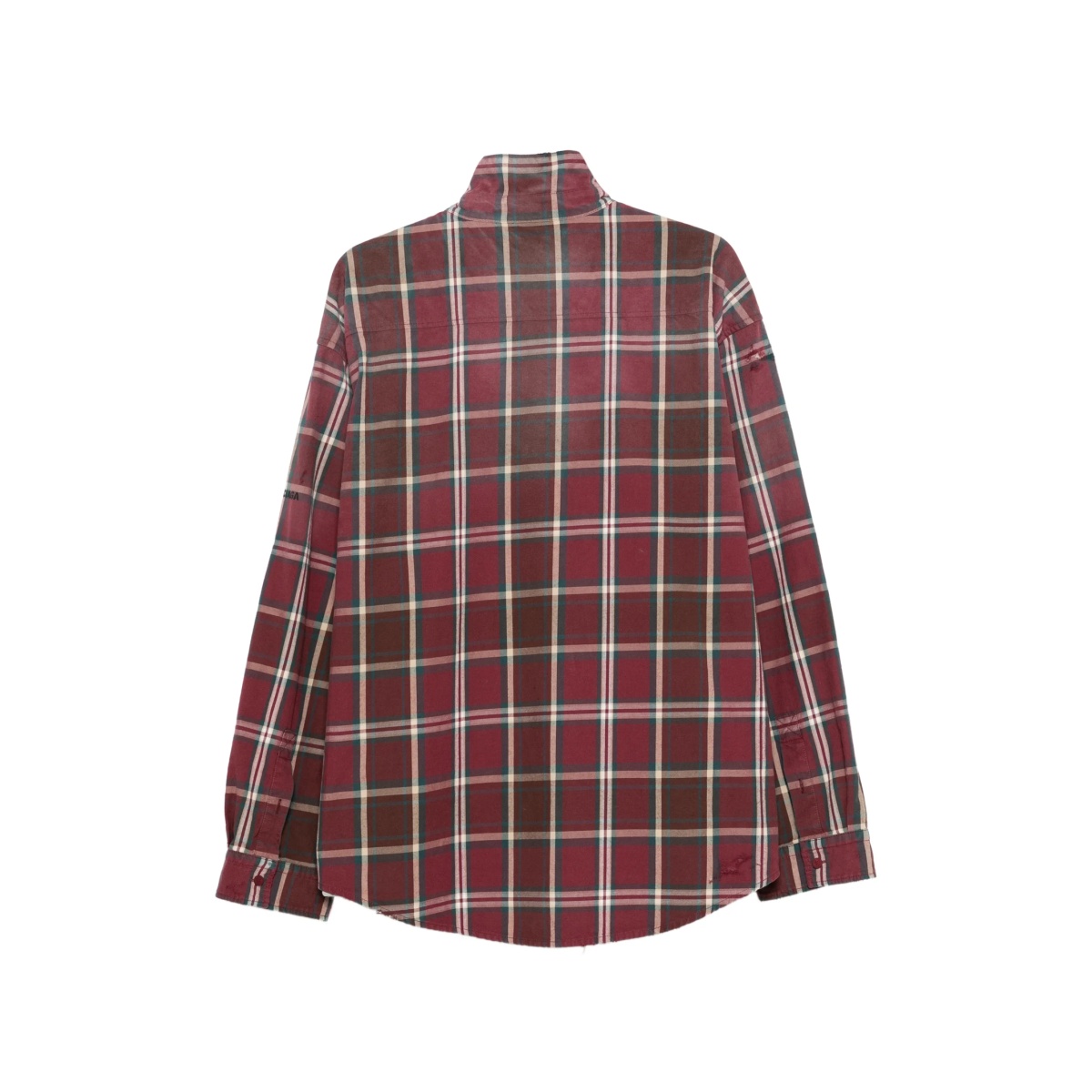 checked button-fastening shirt - Img 2