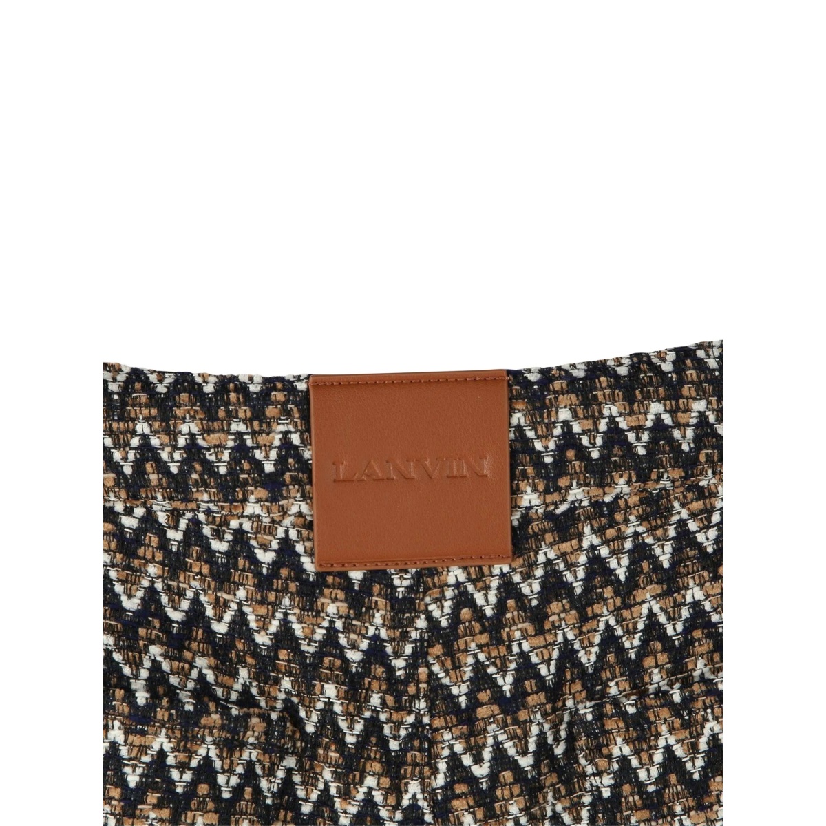 chevron-pattern wrap shorts - Img 3